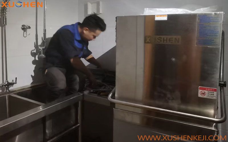 开封早餐店洗碗机,小型商用洗碗机,饭店洗碗机,揭盖式洗碗机