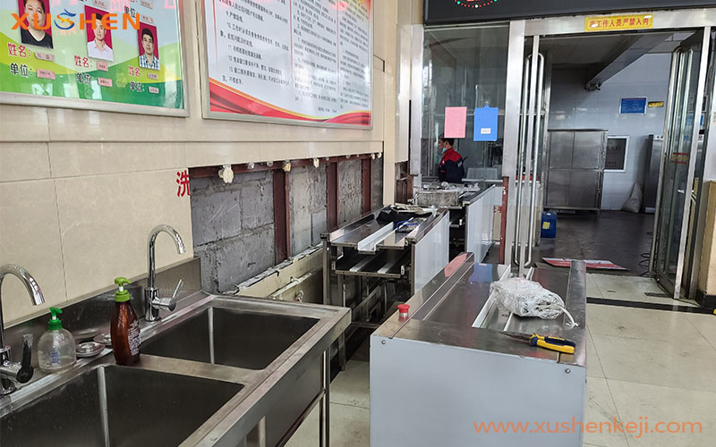 学校洗碗机，食堂洗碗机，学校食堂洗碗间改造